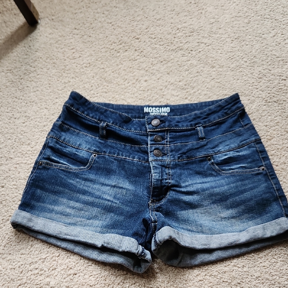 Mossimo Supply Co. Women's Dark Blue Jean Shorts
